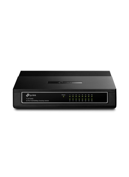 TP-LINK Desktop Switch TL-SF10016D, 10/100Mbps, 16 Θύρες, Ver. 7.0