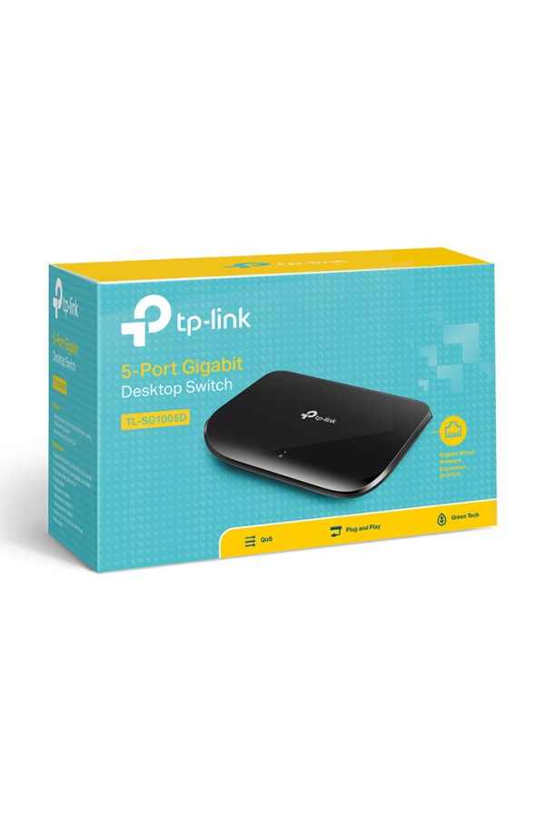 TP-LINK Gigabit Desktop Switch TL-SG1005D 5 Θυρών, Ver. 2.0