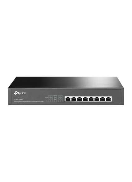 TP-LINK desktop/rackmount switch TL-SG1008MP, 8-Port PoE+, Ver. 2.0