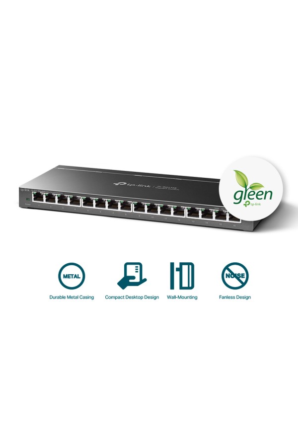 TP-LINK Easy Smart Switch TL-SG116E, 16-Port Gigabit, Ver. 1.2