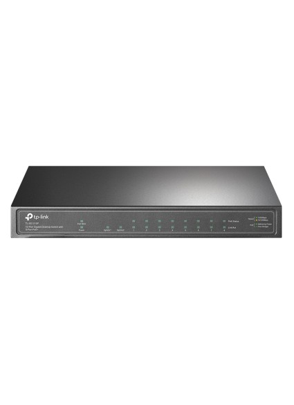 TP-LINK desktop switch TL-SG1210P, 10-Port Gigabit, 8x PoE+, Ver. 3.0