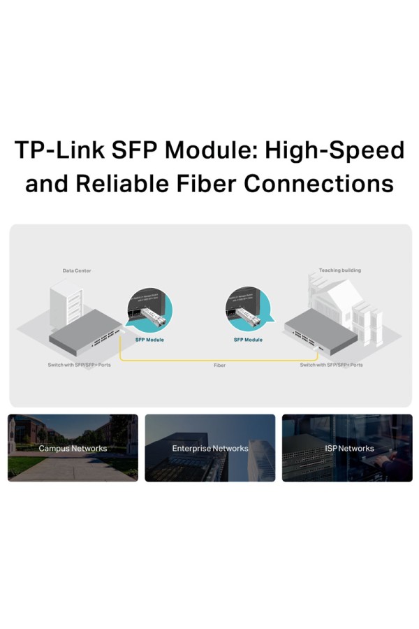 TP-LINK 1000Base-LX SMF Mini GBIC Module TL-SM311LS, έως 20km, Ver. 4.20