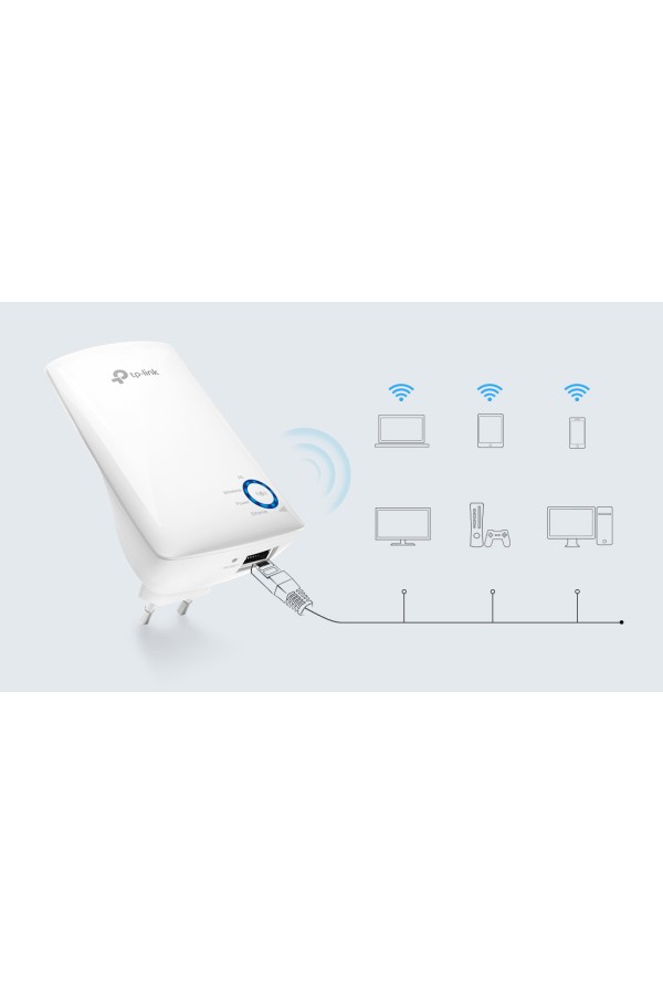 TP-LINK TL-WA850RE 300Mbps Universal WiFi Range Extender, Ver. 7.0