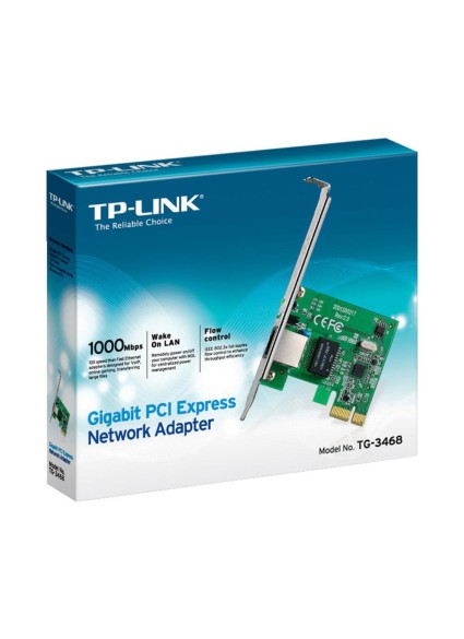 TP-LINK Ethernet Card V2 PCI Express 3 10/100/1000 Mbps (TG-3468) (TPTG-3468)