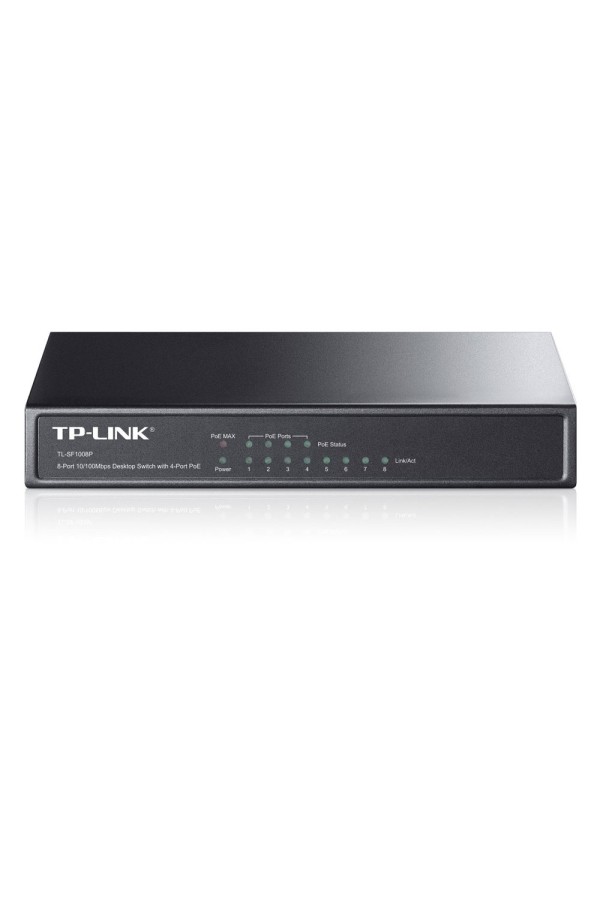 TP-LINK Switch V8 10/100 Mbps 8 Ports (TL-SF1008P) (TPTL-SF1008P)