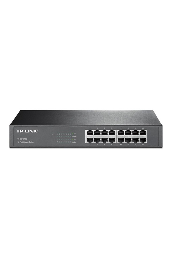 TP-LINK Switch 10/100/1000 Mbps 16 Ports V15 (TL-SG1016) (TPTL-SG1016)