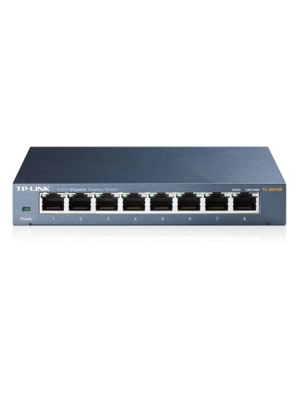 TP-LINK Switch V9 10/100/1000 Mbps 8 Ports (TL-SG108) (TPTL-SG108)