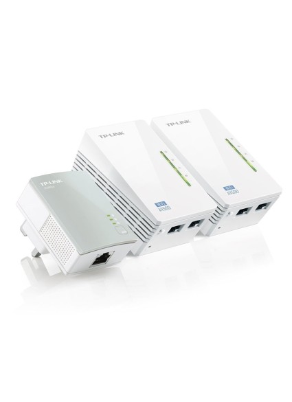 TP-LINK PowerLine WPA4220T AV500 Wireless 3-Pack Starter Kit (TL-WPA4220 TKIT) (TPTL-WPA4220TKIT)