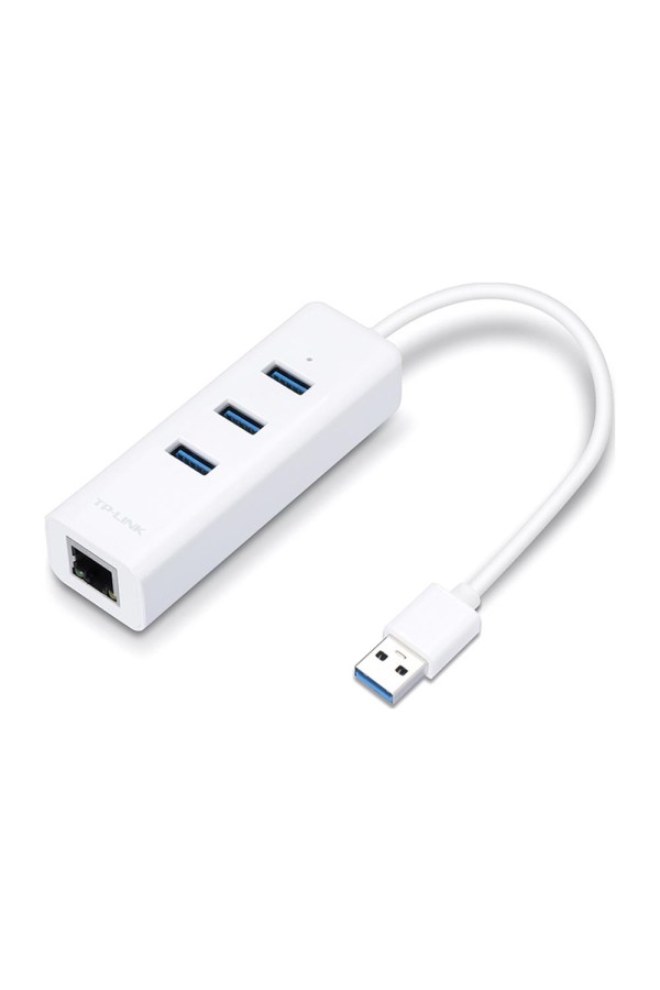 TP-LINK Adapter UE330 USB 3.0 to 10/100/1000Mbps Ethernet + USB Hub V3 (UE330) (TPUE330)