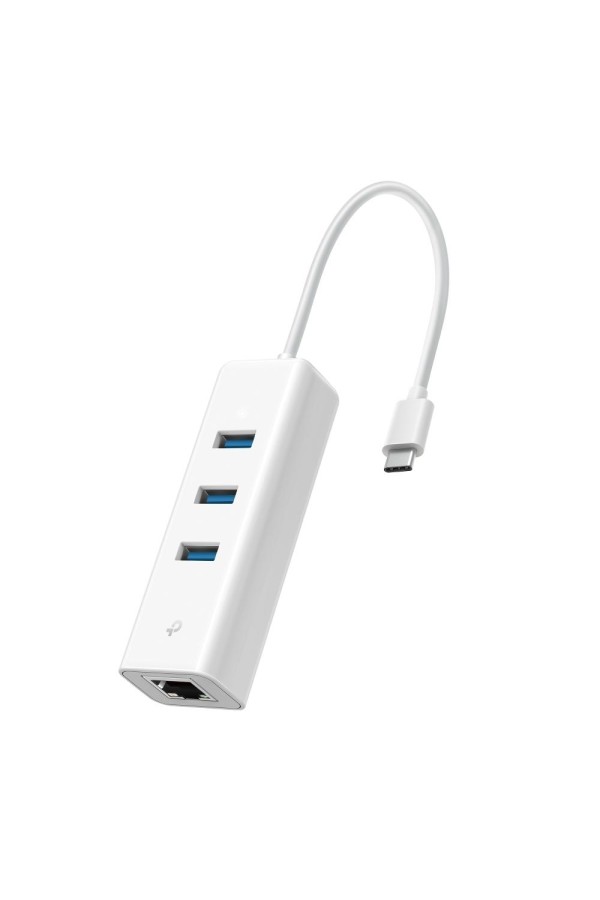 TP-LINK USB 2.0 3 Port Hub with USB-A / Ethernet Connection (UE330C) (TPUE330C)