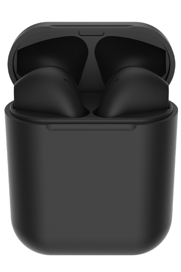 CELEBRAT earphones με θήκη φόρτισης W10, True Wireless, 30/300mAh, μαύρα