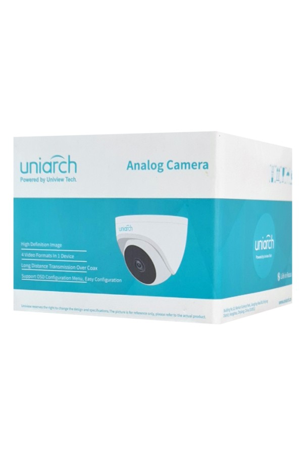 UNIARCH υβριδική κάμερα UAC-T132-F28-H, 2.8mm, 2MP, IR 20m