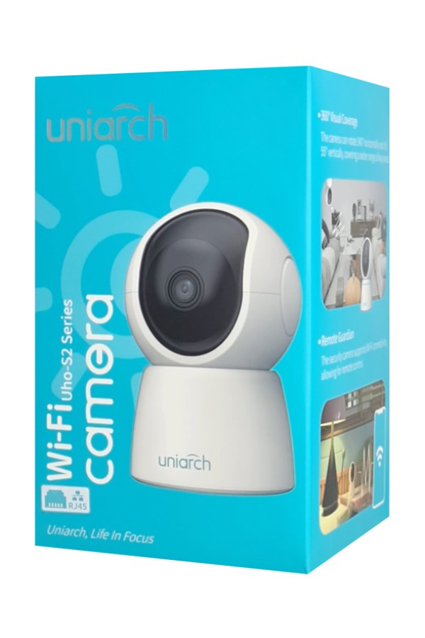 UNIARCH smart κάμερα UHO-S2E-M3, 3MP, WiFi, PTZ, SD