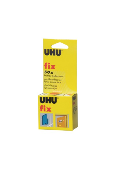 Αυτοκόλλητα Διπλής Όψεως UHU (50 Τεμάχια) (UHUFIX)