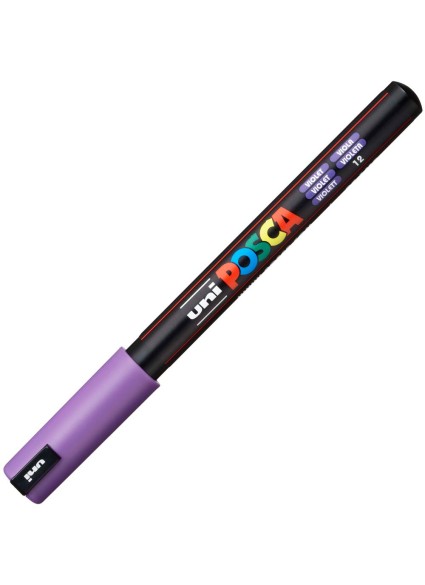 Uni-Ball Μαρκαδοροι Posca Pc-1Mr Extra Fine Violet (PC1MREXFVL) (UNIPC1MREXFVL)