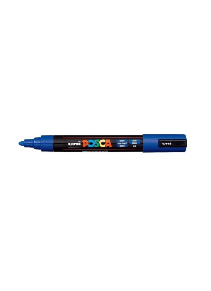 Uni-Ball Μαρκαδοροι Posca Pc-5M Medium Blue (PC5MMBL) (UNIPC5MMBL)