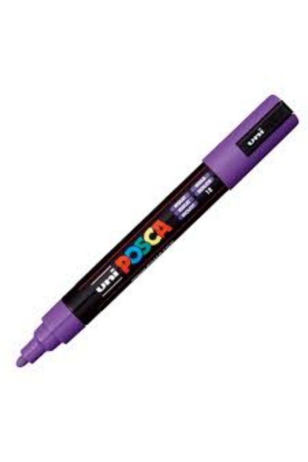 Uni-Ball Μαρκαδοροι Posca Pc-5M Medium Violet (PC5MMVI) (UNIPC5MMVI)