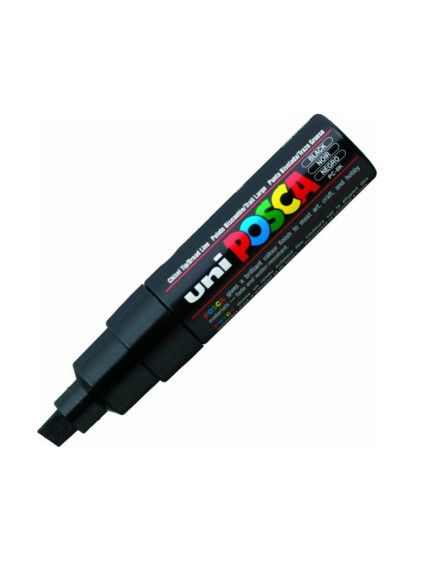 Uni-Ball Μαρκαδοροι Posca Pc-8K Χονδρο Black (PC8KBLK) (UNIPC8KBLK)