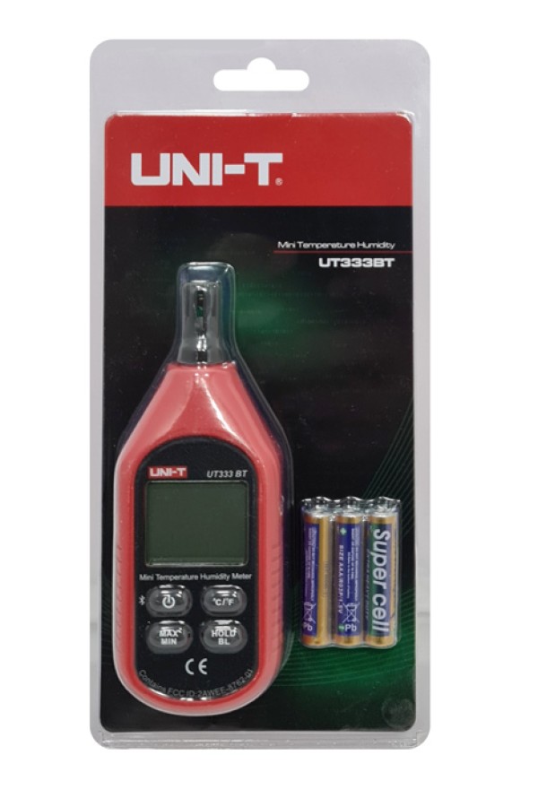 UNI-T ψηφιακό θερμόμετρο & υγρασιόμετρο UT333BT, Bluetooth