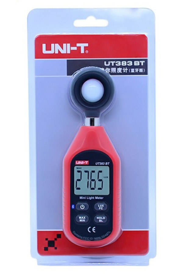 UNI-T φωτόμετρο UT383BT με εύρος μέτρησης έως 199900 Lux, Bluetooth