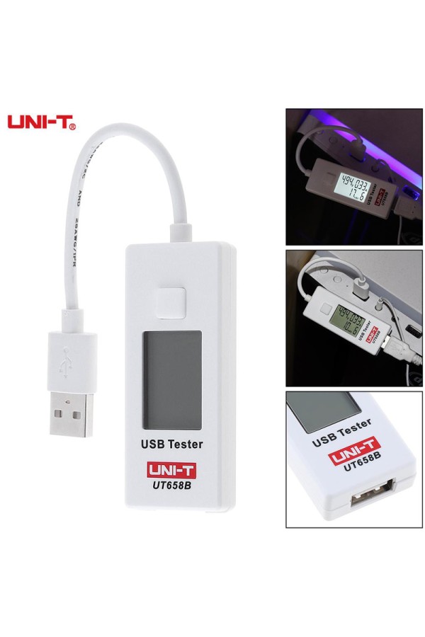 UNI-T USB συσκευή ελέγχου καλωδιώσεων UT658B, με οθόνη