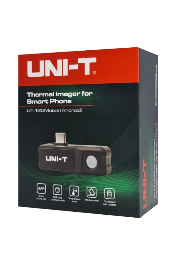 UNI-T συσκευή θερμικής απεικόνισης UTi120M για smartphone, έως 400 °C