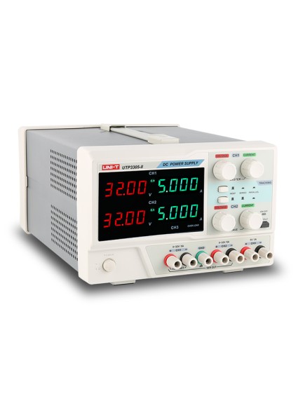 UNI-T DC power supply UTP3305-II, 3 καναλιών, 2x 0~32V/0~5A, 1x 5V/3A