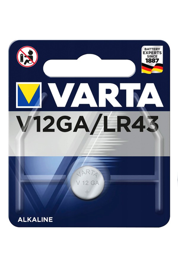 VARTA αλκαλική μπαταρία LR43, 1.5V, 1τμχ