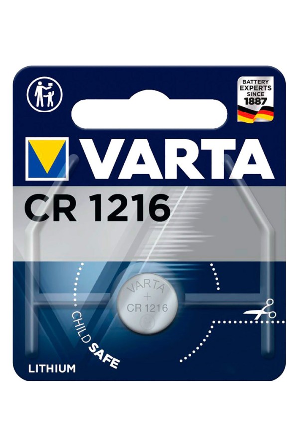 VARTA μπαταρία λιθίου CR1216, 3V, 1τμχ