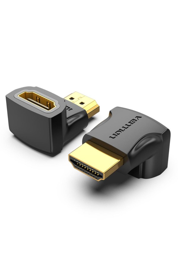 VENTION HDMI 90° Male to Female Adapter Black (AIOB0) (VENAIOB0)