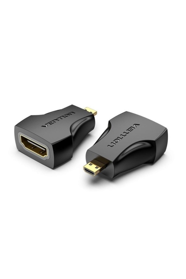 VENTION Micro HDMI Male to HDMI Female Adapter Black (AITB0) (VENAITB0)