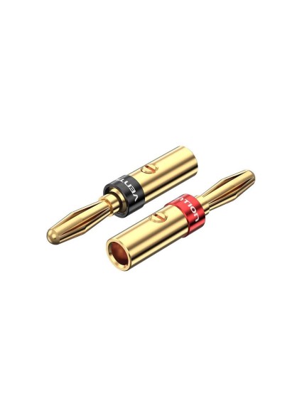 VENTION 1 Pair Speaker Banana Plugs Gold Plated (BFDJ0-2) (VENBFDJ0-2)