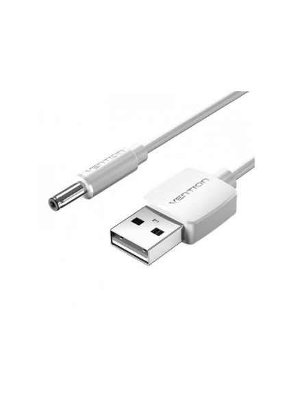 VENTION USB to DC 3.5mm Barrel Jack Power Cable 0.5M White (CEXWD) (VENCEXWD)