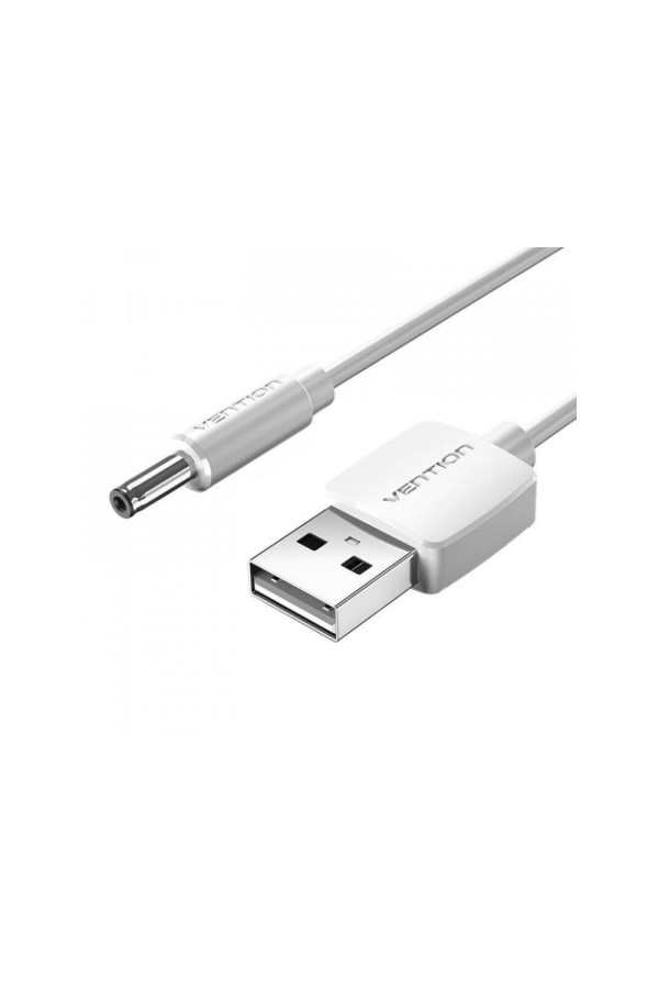 VENTION USB to DC 3.5mm Barrel Jack Power Cable 0.5M White (CEXWD) (VENCEXWD)