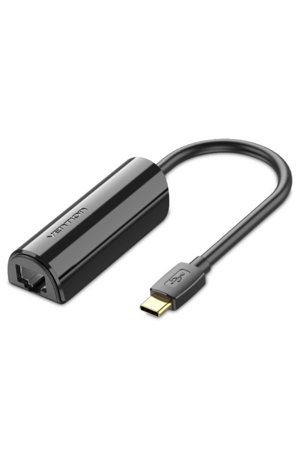 VENTION Type-C to Ethernet Adapter 0.15M Black (CFABB) (VENCFABB)