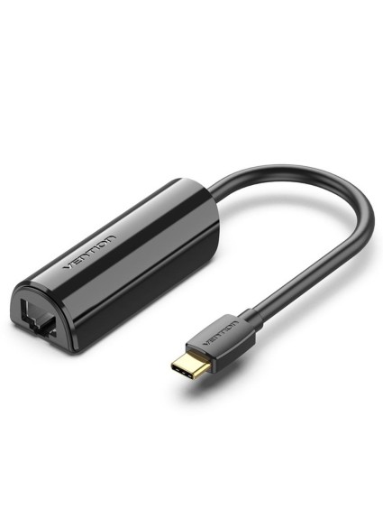 VENTION Type-C to Gigabit Ethernet Adapter 0.15M Black (CFBBB) (VENCFBBB)