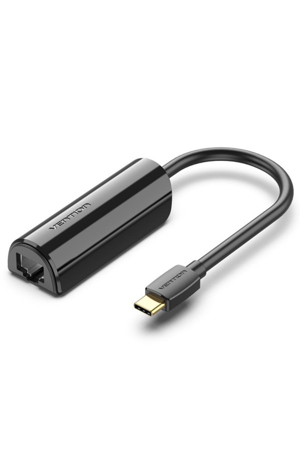 VENTION Type-C to Gigabit Ethernet Adapter 0.15M Black (CFBBB) (VENCFBBB)