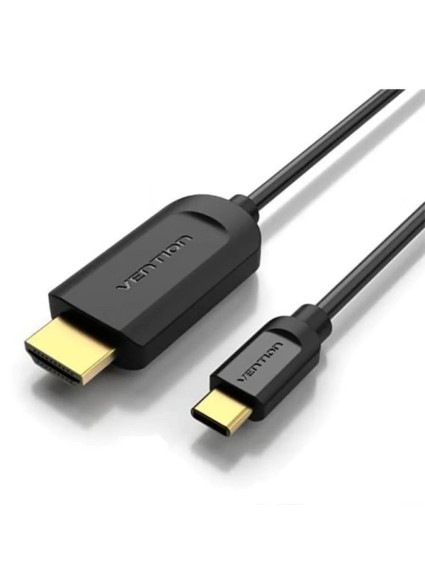 VENTION Type-C to HDMI Cable 1.5M Black (CGUBG) (VENCGUBG)