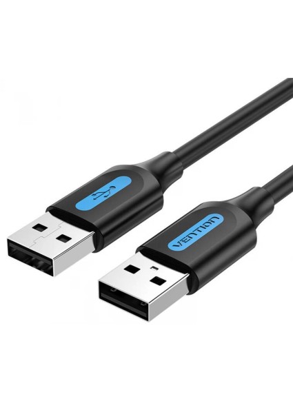 VENTION USB 2.0 A Male to A Male Cable 0.25M Black PVC Type (COJBC) (VENCOJBC)