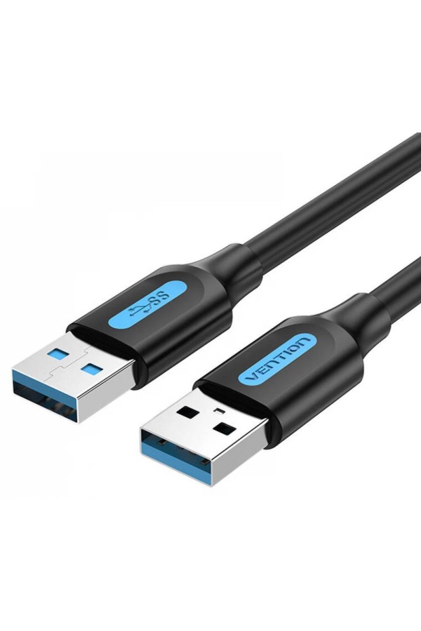 VENTION USB 3.0 A Male to A Male  Cable 0.5M Black PVC Type (CONBD) (VENCONBD)