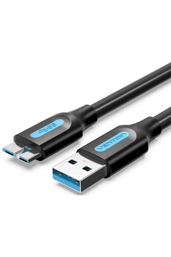 VENTION USB 3.0 A Male to Micro B Male Cable 0.5M Black PVC Type (COPBD) (VENCOPBD)