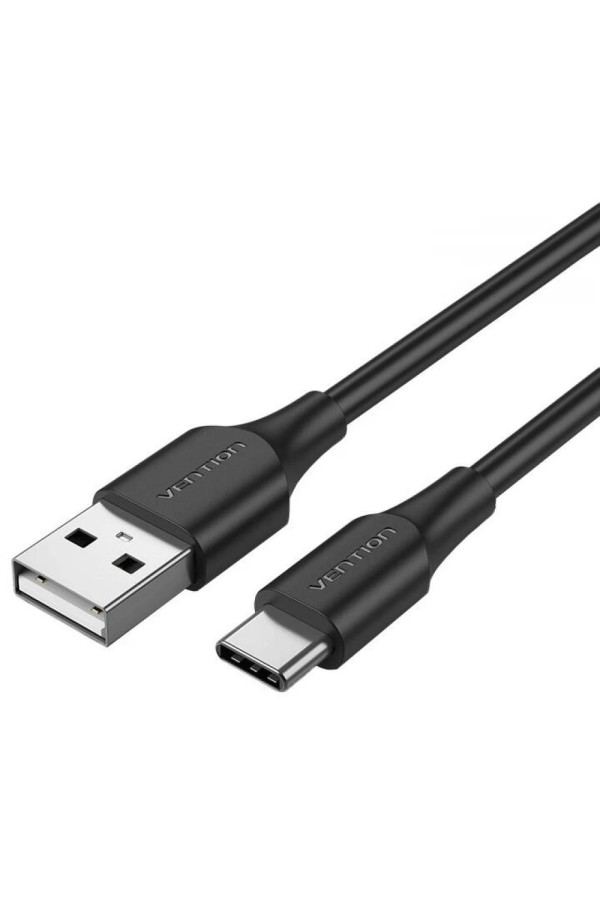 VENTION USB 2.0 A Male to Type-C Male 3A Cable 0.25M Black (CTHBC) (VENCTHBC)