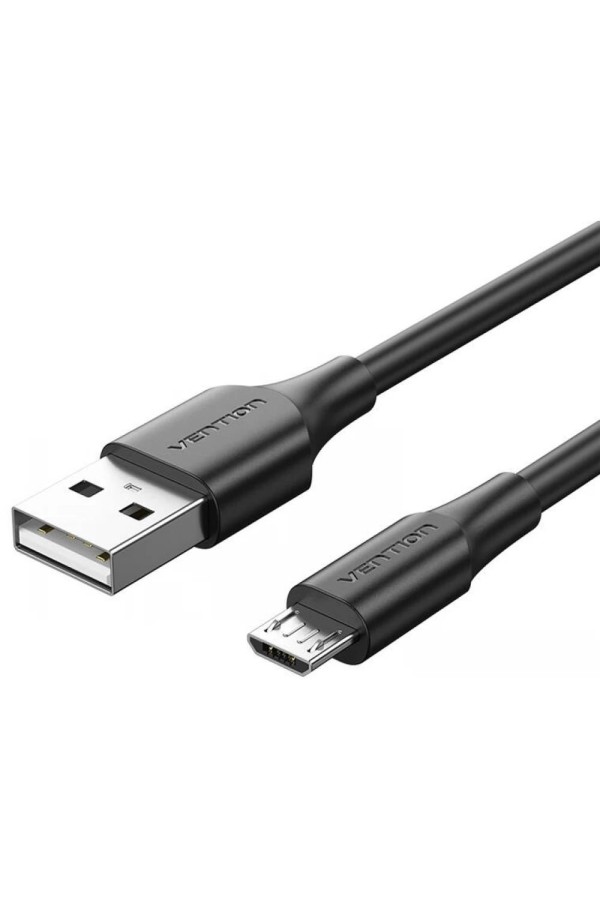 VENTION USB 2.0 A Male to Micro B Male 2A Cable 0.25M Black (CTIBC) (VENCTIBC)