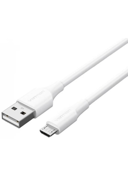 VENTION USB 2.0 A Male to Micro B Male 2A Cable 1M White (CTIWF) (VENCTIWF)