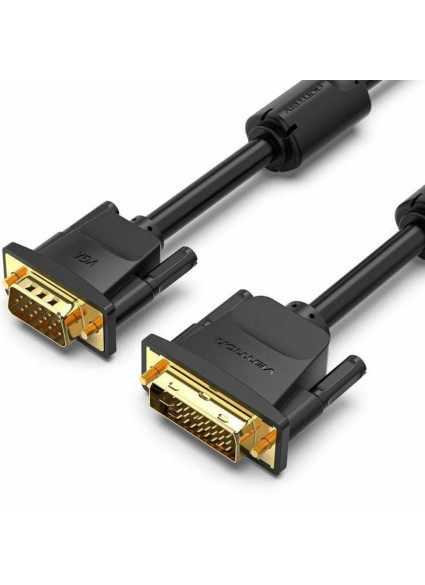 VENTION DVI (24+5) to VGA Cable 1M Black (EACBF) (VENEACBF)