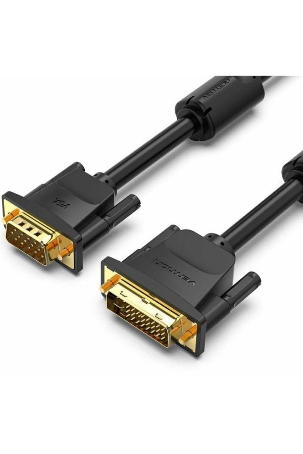 VENTION DVI (24+5) to VGA Cable 1M Black (EACBF) (VENEACBF)