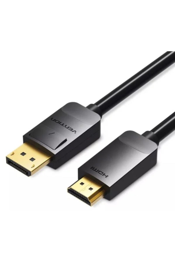 VENTION DisplayPort to HDMI Cable 2M Black (HADBH) (VENHADBH)