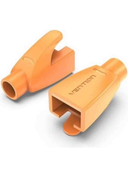 VENTION RJ45 Strain Relief Boots Orange PVC Type 100-Pack (IODO0-100) (VENIODO0-100)