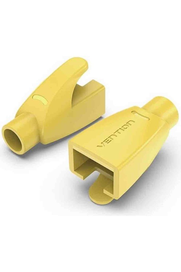 VENTION RJ45 Strain Relief Boots Yellow PVC Type 100-Pack (IODY0-100) (VENIODY0-100)