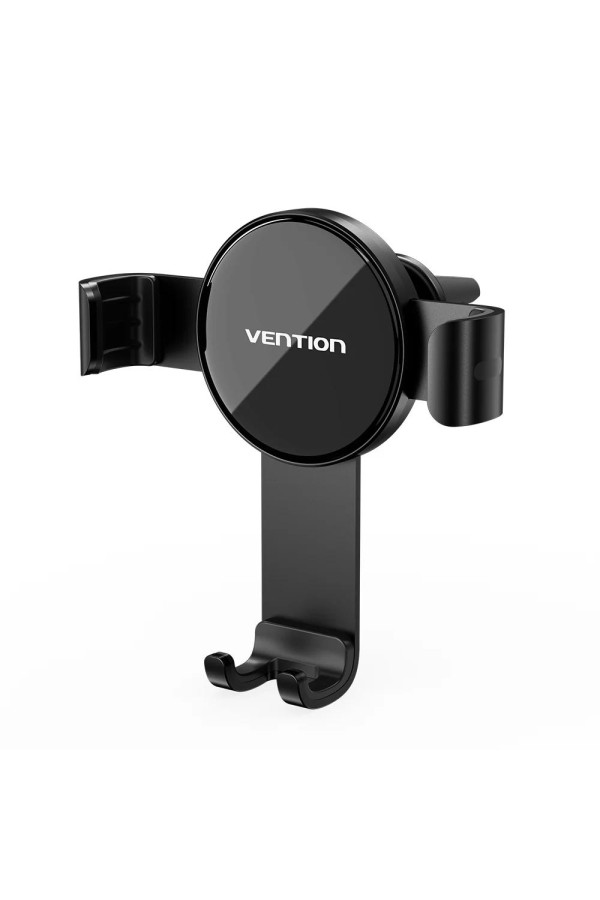 VENTION Auto-Clamping Car Phone Mount with Duckbill Clip Black Disc Type (KCGB0) (VENKCGB0)